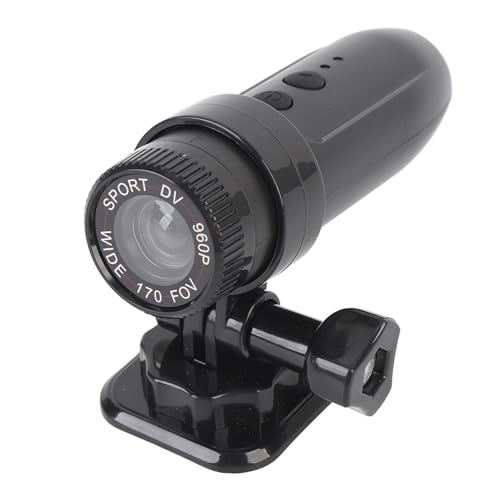 Cámara de Casco de Moto para Bicicleta, Cámara de Acción Deportiva de 1280 X 960, Videocámara de Gran Angular de 170 Grados, Cámaras de DV de Deporte para Automóvil para Andar
