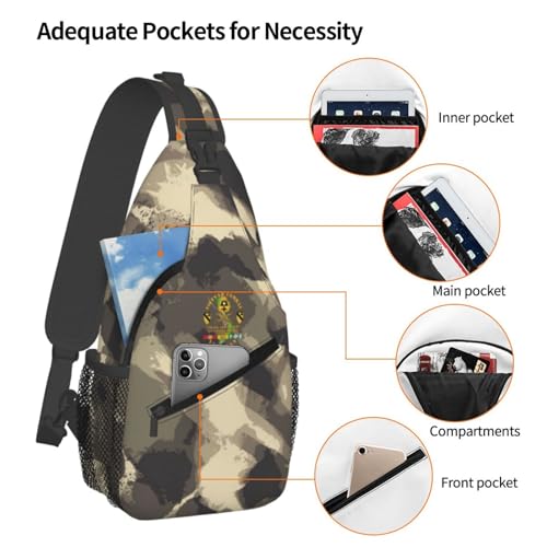 Bolso cruzado pequeño impermeable para hombre negro miniatura 4