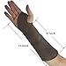 ArcheryMax Handmade Antique Leather Arm Guard Bow Hand Shooting Glove,Left Hand