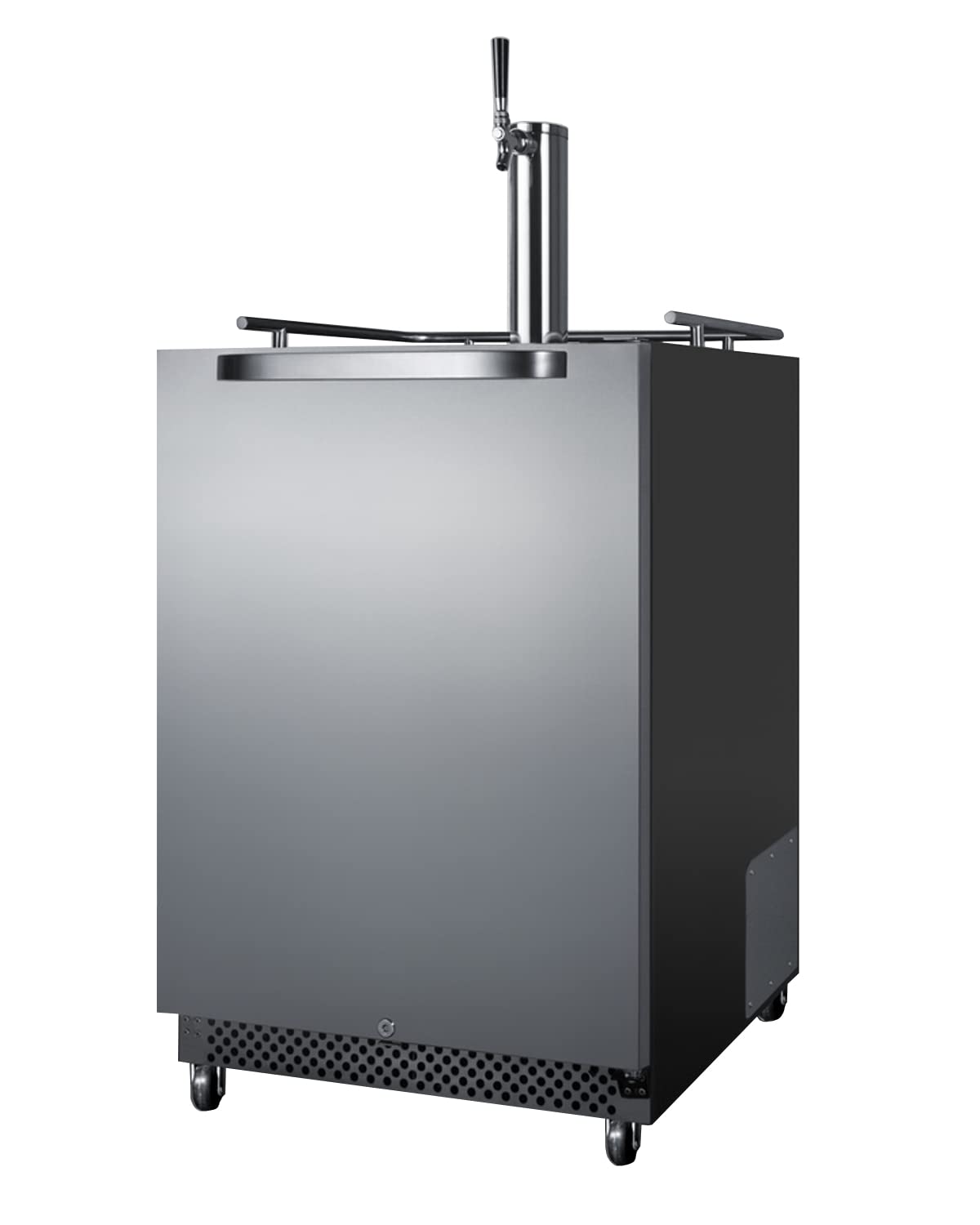 Summit Appliance Sbc696oscf 24" Wide Built-In Outdoor Cold Brew Coffee Kegerator; 6.04 Cu.Ft; Automatic Defrost; Weatherproof; Digital Thermostat; Self-Closing Door; Black Cabinet on Fridge.com - View 4