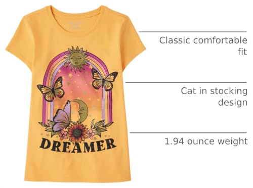 Image of The Children's Place Girls Short Sleeve Graphic T- Shirt