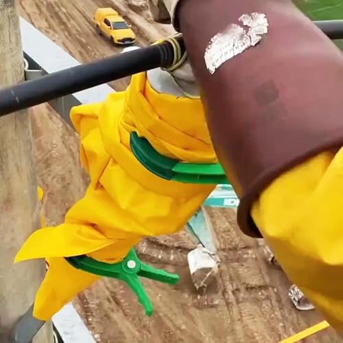 ININOSNP Protección contra descargas eléctricas Manta Aislante de Seguridad eléctrica Comercial con 2 Clips de Apertura de 15 cm(10kv,40x50cm)