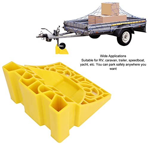 Doca de roda de macaco, calço de rodízio fácil de armazenar, evita afundamento da roda para iate par