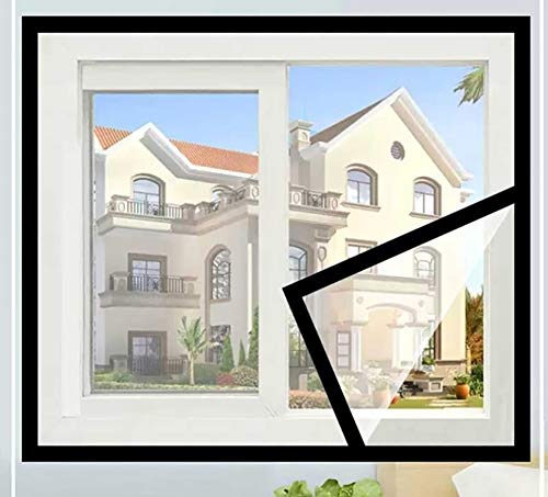 BASHI - Rete per finestra trasparente resistente per gatti e gattini, zanzariere per finestre, rete con nastri autoadesivi