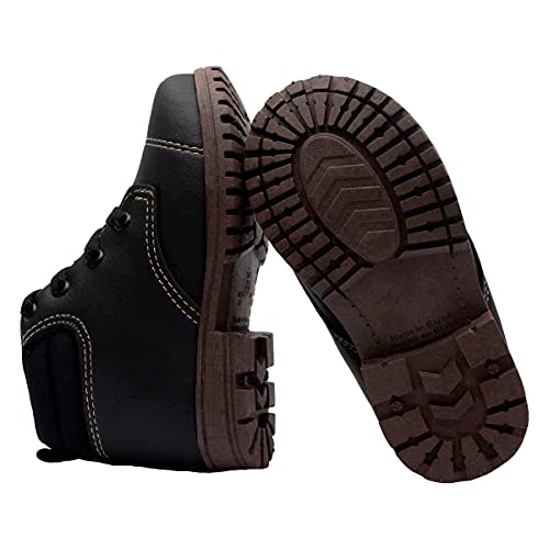 Bota Coturno Infantil Menino 09.02 (24, Preto)