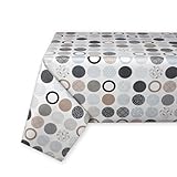 BESCH Mantel PVC Cuadrado Impermeable Lavable y Fácil de Limpiar Fabricado en España - Mantel Hule Antimanchas para Mesas Tamaño 140x140cm