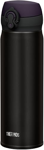 Miniatura 1 de Thermos Taza de viaje aislada al vacío [tipo abierto de un solo toque] 0.5L todo negro JNL-502 ALB