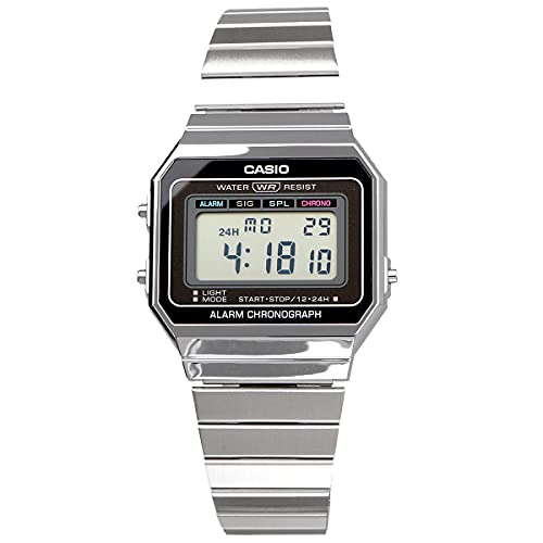 [カシオ] CASIO デジタル 腕時計 ヴィンテージシリーズ A700W-1A メンズ レディース シルバー 海外モデル [並行輸入品] 商品画像3
