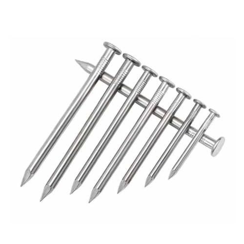 Clavos de acero inoxidable para acabado de 0.5 a 6 pulgadas para colgar cuadros y madera (2.5in (M3x65) 30 piezas) miniatura 1