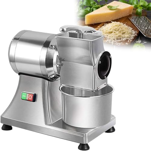 Electric Cheese Grater 550W - Heavy Duty Shredder for Cheeses, Fruits, and Vegetables - Efficient Grating Machine for Quick Food Preparation