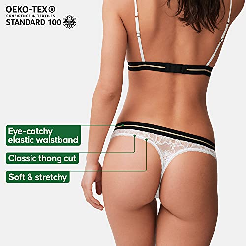 DANISH ENDURANCE Strings van Kant voor Dames, Elegant & Sexy, 2-pack - Image 4