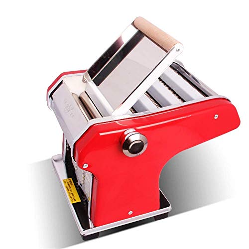 Nudelmaschine, Nudelmaschine 100W 220V Edelstahl Kommerzielle Elektrische Nudelmaschine Nudelmaschine 6 Einstellbare… – Bild 3