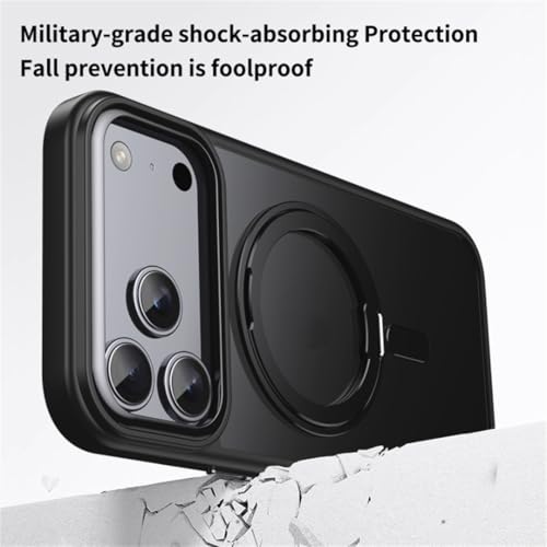 Coque antichoc iPhone 17 Pro Max étui magnétique mat avec support de table