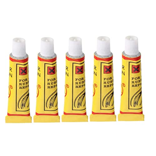 Neroyaner Bike Tyre Repair Glue Inner Tube Patches Glue Bike Puncture Repair Tools 5PCS