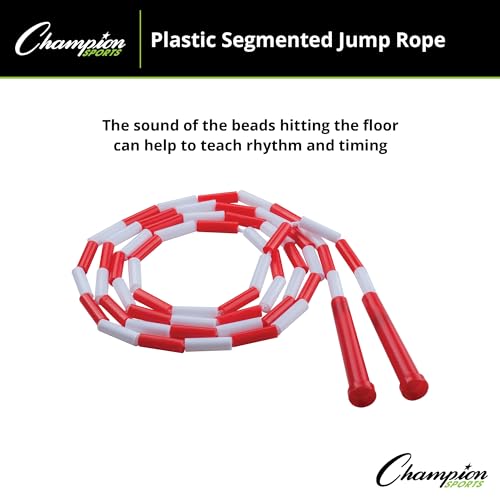 Champion-Sports-Classic-Plastic-Segmented-Beaded-Jump-Ropes-Phys-Ed-Gym-Fitness-and-Recreational-Use-Multiple-Styles