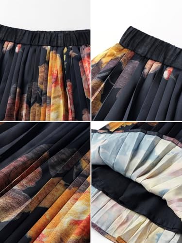Image of Mud Kingdom Beautiful Girl Skirt Set Floral Ruffle Sleeveless Summer Casual Clothing