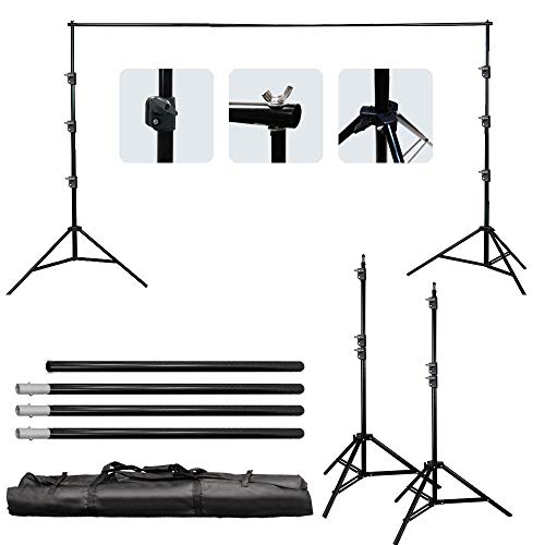 Limostudio Photo Video Studio 10Ft Adjustable Muslin Background Backdrop Support System Stand #TOP1