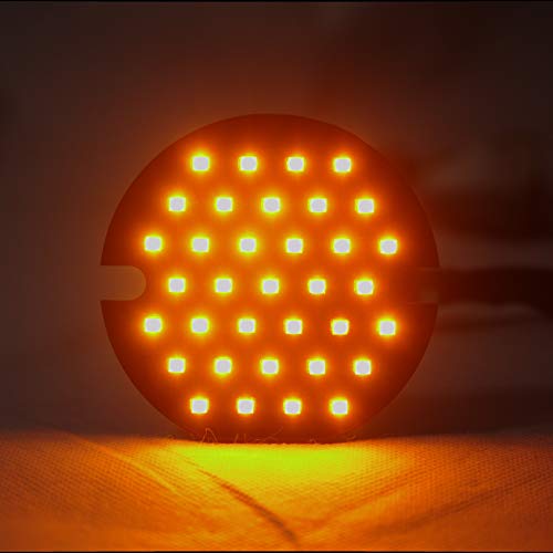 Eagle Lights 3.25 Inch Front Led Turn Signals For Harley Davidson Softail Road King Ultra Classic Road Glide Ultra Limited Electra Glide (Add Clear Lenses) #TOP1