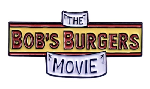 Badge à épingle en émail Bob's Burgers : logo Bob Belcher de 4 cm pour veste