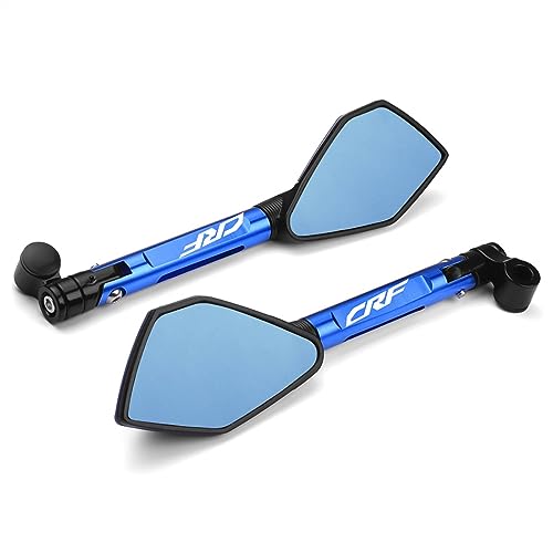 �ɓK������ CRF250L CRF300L/�����[ CRF190L CRF1100L 2022 �I�[�g�o�C�n���h���o�b�N�~���[�u���[�hῃ~���[(Blue)