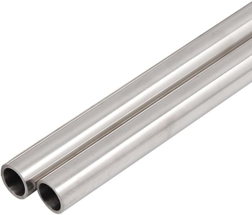 Carbon Steel Precision Pipe 250/500Mm Stainless Steel Pipes, 304 Seamless Capillary Tube Od 25Mm 28 32 34 38 40 42 45 48 51Mm Metal Pipe/250Mm 2Pcs/Od 34Mm Id 31Mm(250mm 2pcs,Od 38Mm Id 34Mm)