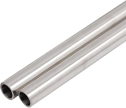 Carbon Steel Precision Pipe 250/500Mm Stainless Steel Pipes, 304 Seamless Capillary Tube Od 25Mm 28 32 34 38 40 42 45 48 51Mm Metal Pipe/250Mm 2Pcs/Od 34Mm Id 31Mm(500mm 1pcs,Od 25Mm Id 22Mm)