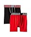 adidas Kids Boy's Sport Performance Climalite 2-Pack Boxer Brief (Big Kids) Black/Solid Red/Solid Red/Black MD (10-12 Big Kids)