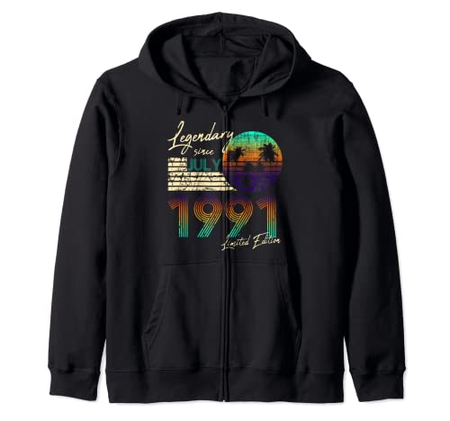 Nacido en 1991, en julio del regalo de cumpleaños 3 Sudadera con Capucha