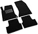 Produktbild Il Tappeto Auto, Sprint02903, FuÃmatten, rutschfest, schwarz, zweifarbiger Rand, Absatzschoner aus Gummi