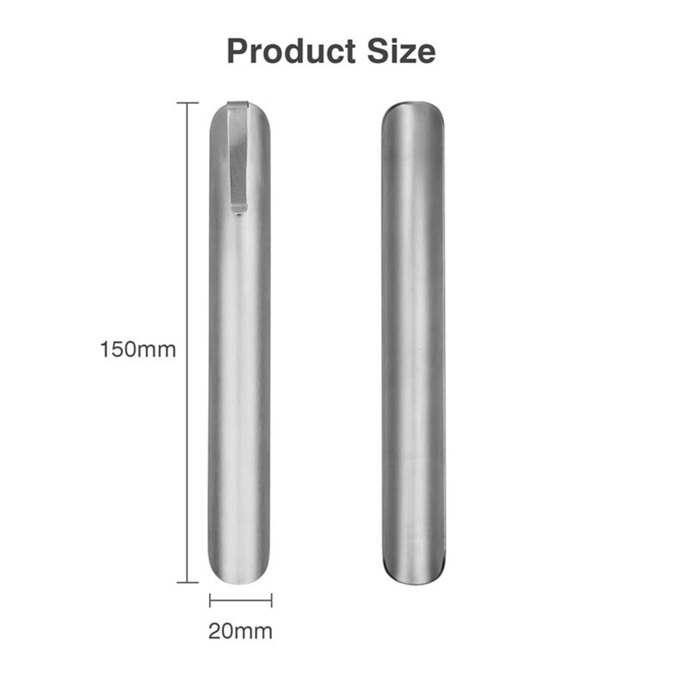 Ribinuod Table Crumber Crumb Sweeper Stainless Steel Crumb Scraper Remover Desk Cleaning Tool for Waiters A - Image 2