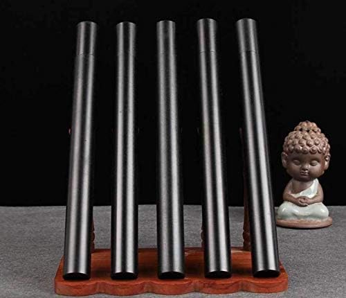 Aluminium Alloy Incense Tube Incense Barrel Small Storage Box Joss Stick Convenient Metal Carrying Case 21cm SN2447 - (Color: 2)