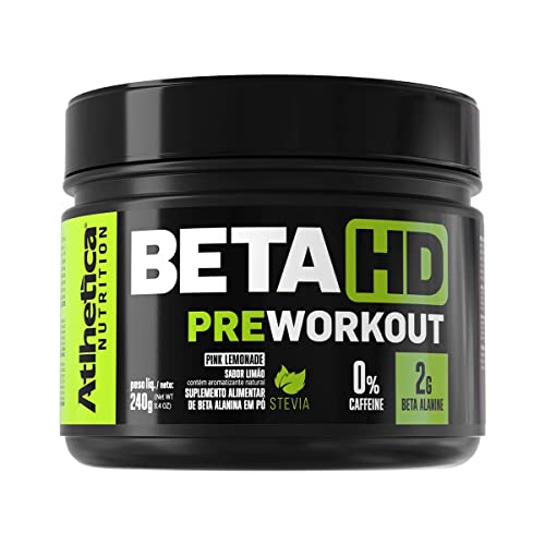 Atlhetica Nutrition Beta Hd Pre Workout W/Stevia (240 G) Pink Lemonade