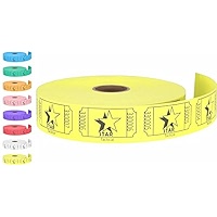 Tacticai 200 Tacticai Blue Smile Raffle Tickets (8 Colors