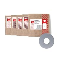 TOX Unterlegscheiben-Set (96-tlg.), verzinkt, DIN 125, Schutz vor Beschädigungen, U-Scheiben in 5 gängigen Größen (5,3/6,4/8,4/10,5 und 13 mm) in umweltschonender Papierverpackung, 09990916