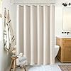 90 Inch Shower Curtain Linen Neutral Earth Tone Ex... #5