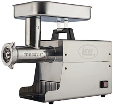 LEM Products 17801 Big Bite #12 .75HP Stainless Steel Electric Meat Grinder & Products 200 Ground Meat Packaging System