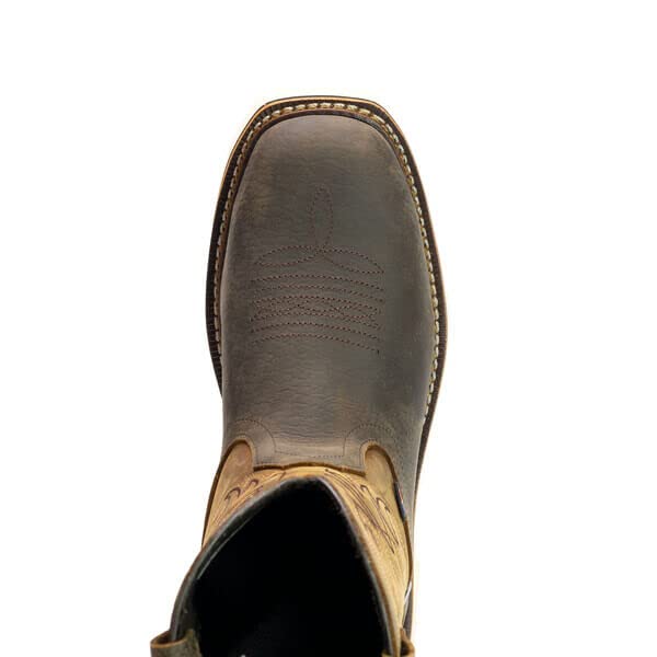 Image of Thorogood American Heritage 11 inch Square Toe Wellington Leather Work Boots for Men with Slip-Resistant Outsole