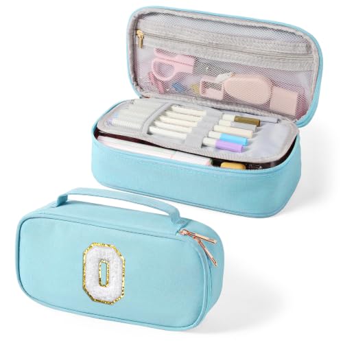 Image of YOOLIFE Initial Bag, Personalized Birthday Gifts, Blue (O)