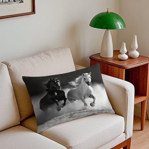 Funda de almohada lumbar de felpa de lujo rectangular premium para sof&aacute; 8