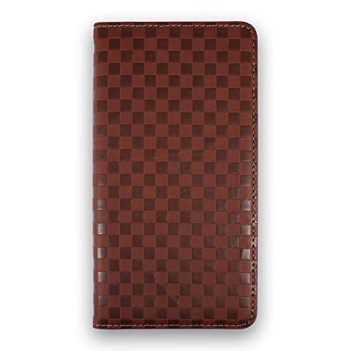 ホワイトナッツ Whitenuts Galaxy Note 3 Sc-01F Case Notebook Type No Belt, Checkered Pattern, Cocoa Brown, Smartphone Case, Galaxy Note Three Notebook Cover, Smartphone Cover Wn-Od425543_L #TOP1