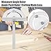 TRUTOPWAY Miter Angle Measuring Tool,Precision Inclinometer and Angle Detector for Aluminum Engraving and Milling Worktable Insertion Plate- Woodworking Protractor for Table Saws and Power Tools