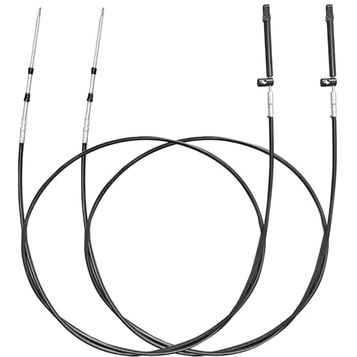 SDSXDYVME 2PCS 16FT GEN II Throttle Shift Remote Control Cable Compatible with Mariner/for Mercury/for MerCruiser, Boat Throttle Cable Replace CC17916