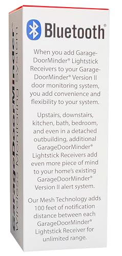 Garage Door Minder® Extender add-on Light Stick for use on Your existing garage door minder ver2 System — view 4