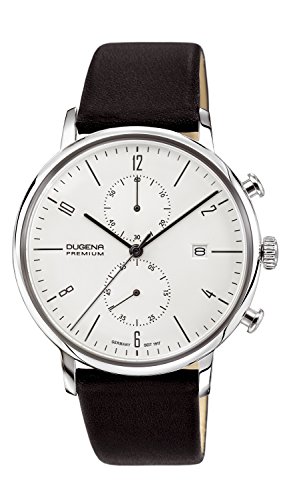 Preisvergleich Produktbild Dugena Herren-Armbanduhr Dessau Chronograph - Modern Classic Analog Quarz Leder7000239