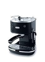 De'Longhi | Icona Pump Espresso Coffee Machine | ECO310BK | Includes Manual Milk Frother For The Perfect Cappucino, Flat White or Espresso | Black