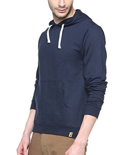 Image of Campus Sutra Men's Cotton Hooded Neck Hoodie