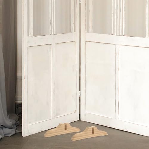 Support résistant pour panneau de séparation Baluue : pieds de cloison robustes - 7
