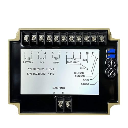 Module de contrôleur de vitesse de générateur 3062322 boîtier robuste de régulation précise