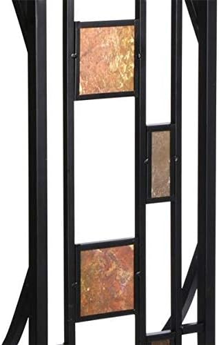 Yaheetech C Table End Table Sofa Side Table Slides Up to Sofa/Chair/Recliner C Side Snack Table for Living Room Couch Small Space, Romote Control, Wooden Top, Coffee at Easy Reach, Rustic Brown