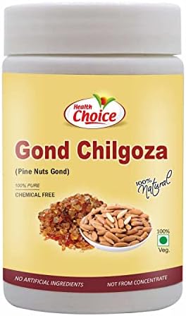 Harc Herbal Canada Health Choice Gond Chilgoza 120G(Pack Of 1) (Pine Nut Gum) A Natural Raw Herbs, With The Goodness Of Chilgoze/Chilgoja Made With Dry Fruit(Pine Nuts) Botanical Gum